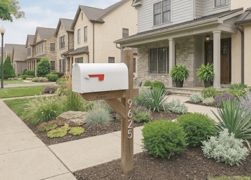 Professional mailbox installation